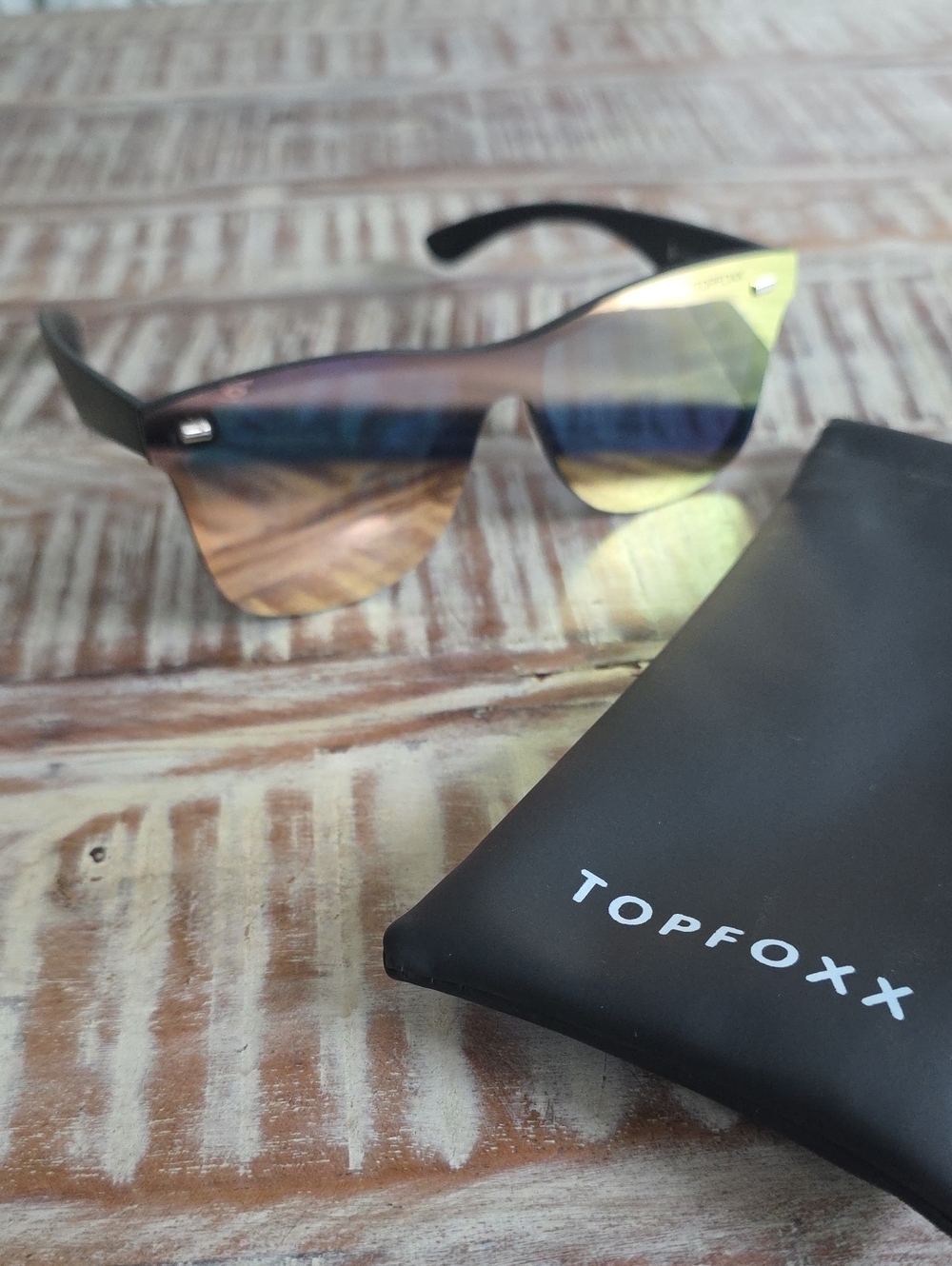 Topfoxx Future Wife Sunnies w/Rose Gold Mirrored Lenses Sunglasses